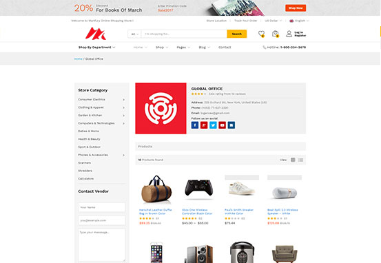 Dokan Vendor Store