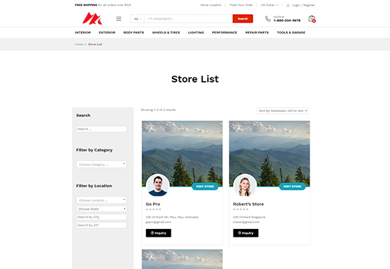 WC Marketplace Store
